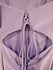 LAVENDER LONG EVENING GOWN