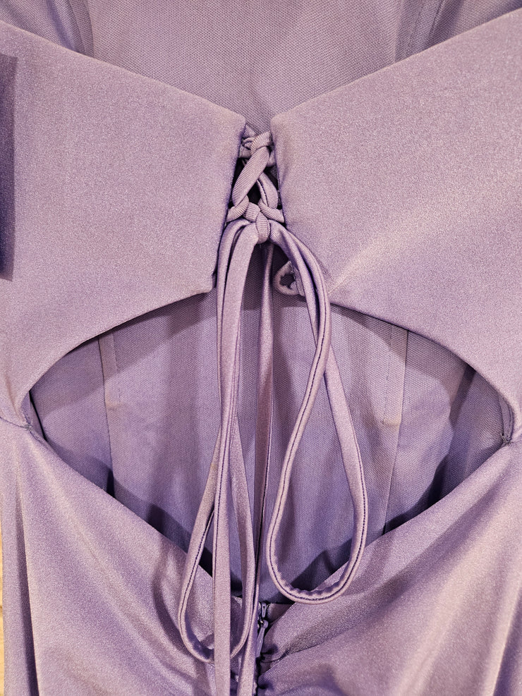 LAVENDER LONG EVENING GOWN