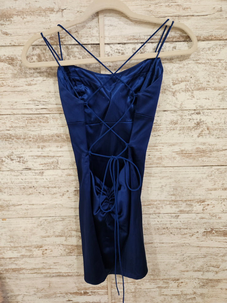 NAVY SHORT DRESS
