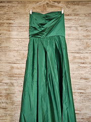 GREEN A LINE GOWN (NEW)