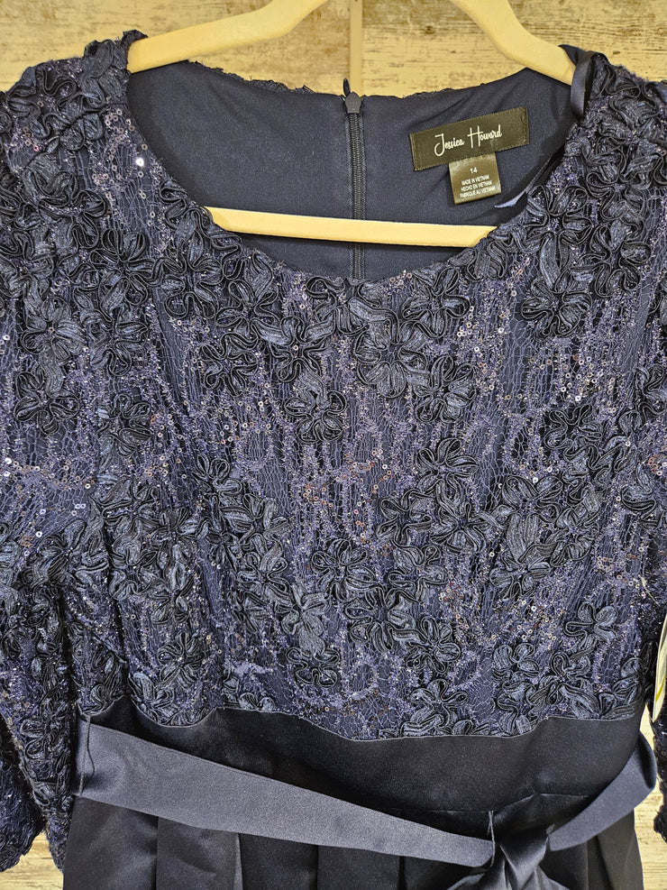 NAVY A LINE GOWN (NEW)