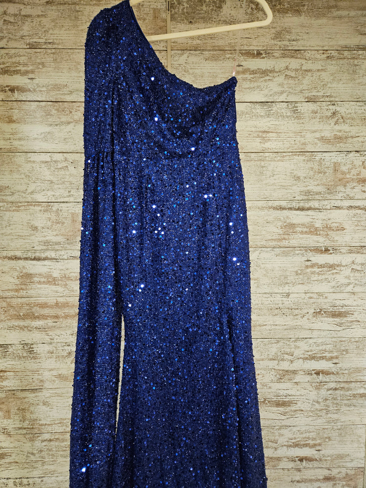 ROYAL BLUE SPARKLY DRESS (NEW)