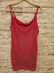 PINK SPARKLY SHORT DRESS