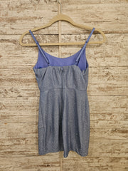 BLUE SPARKLY SHORT DRESS