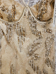 IVORY/GOLD SHORT DRESS (NEW)