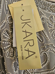 GRAY/WHITE LONG DRESS (NEW)