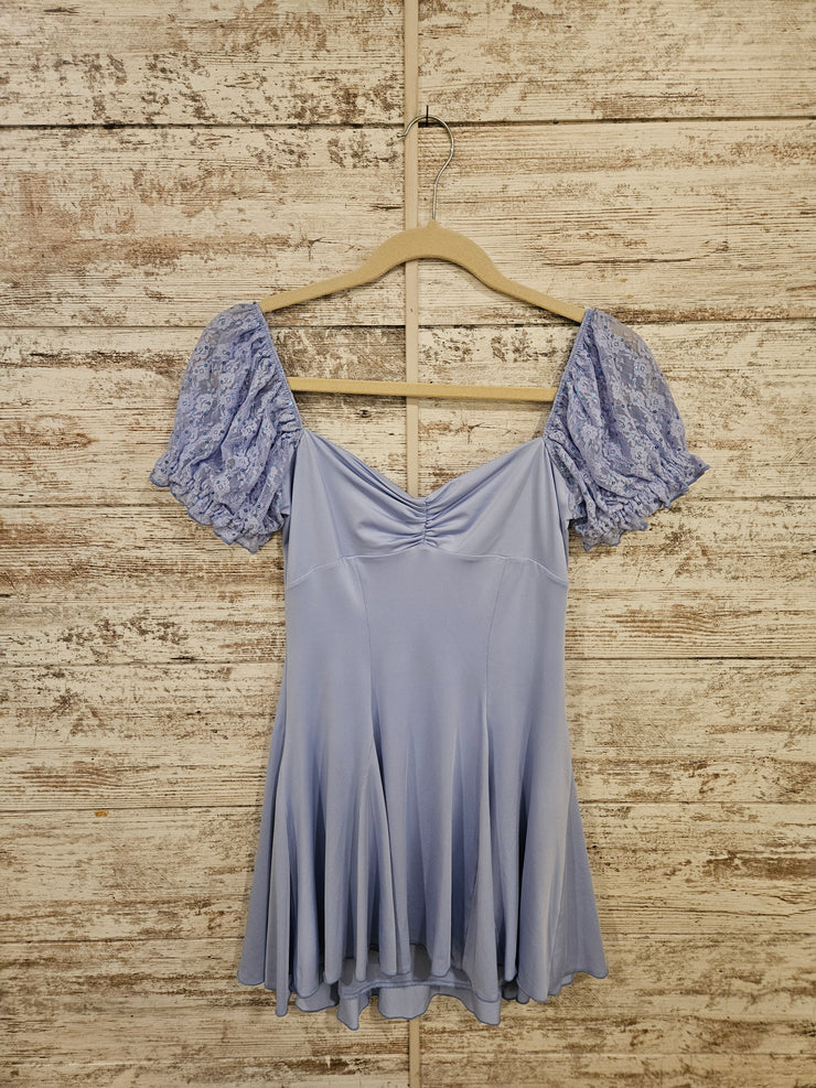 BLUE SHORT DRESS