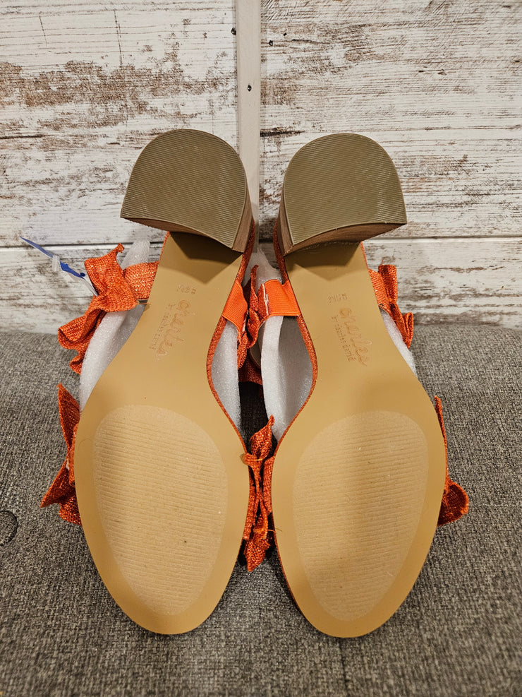 ORANGE HEELS (NEW) $89
