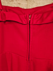 RED LONG EVENING GOWN