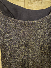 NAVY/SILVER SPARKLY SHORT DRES