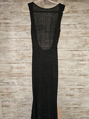 BLACK SPARKLY MERMAID GOWN