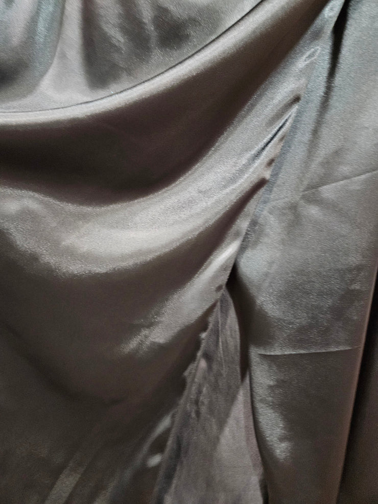 GREEN LONG EVENING GOWN