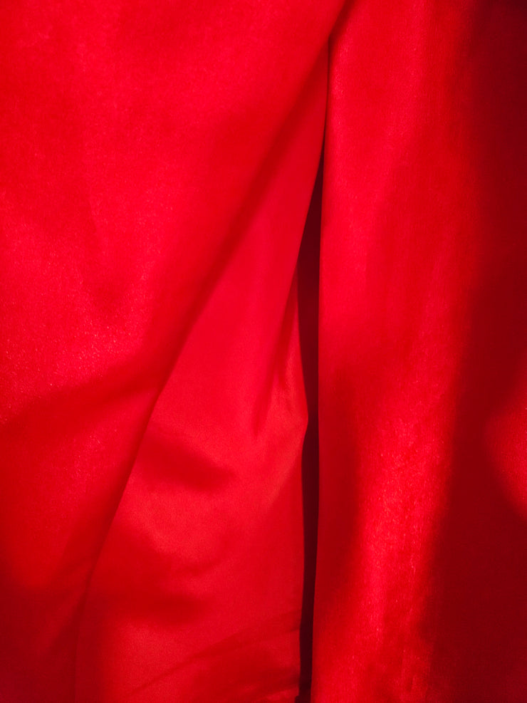 RED A LINE GOWN