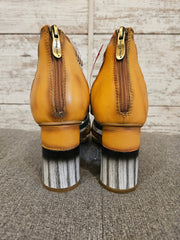 IVORY/COLORFUL SANDALS $130