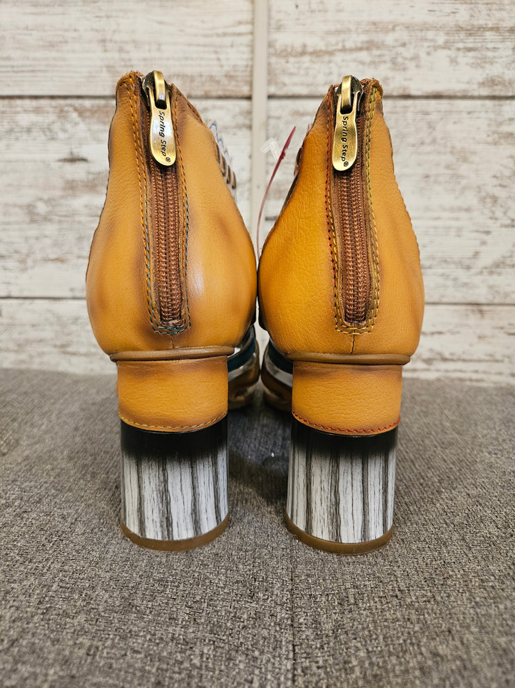 IVORY/COLORFUL SANDALS $130