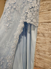 BLUE/FLORAL LONG DRESS