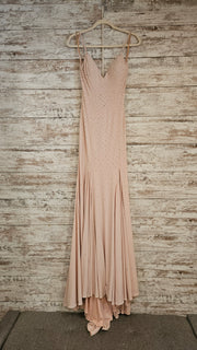 PINK SPARKLY LONG DRESS (NEW)