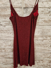 RED SPARKLY SHORT DRESS