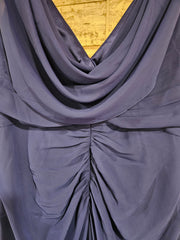 ROYAL BLUE LONG EVENING GOWN