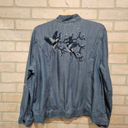 BLUE DENIM LIGHTWEIGHT JKT$129