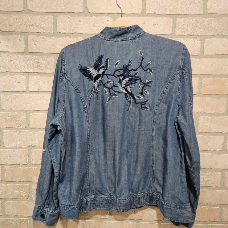 BLUE DENIM LIGHTWEIGHT JKT$129