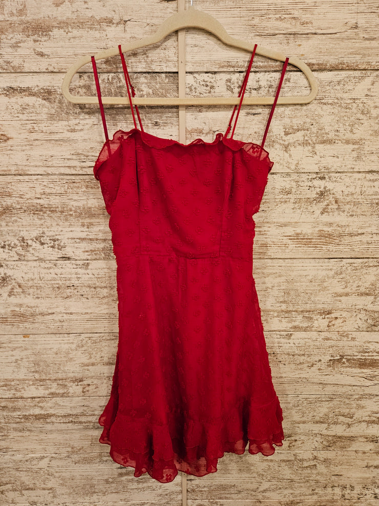 RED SHORT DRESS
