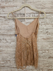 GOLD SPARKLY SHORT DRESS (NEW)