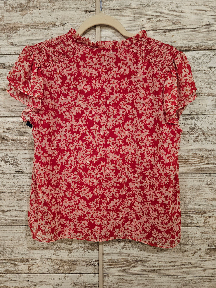 PINK/WHITE FLORAL TOP (NEW)$69