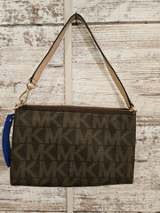 BROWN SIGNATURE WRISTLET $178