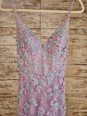 LAVENDER/BLUE FLORAL MERMAID