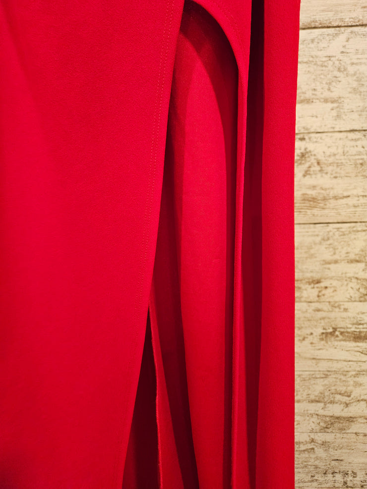 RED LONG EVENING GOWN