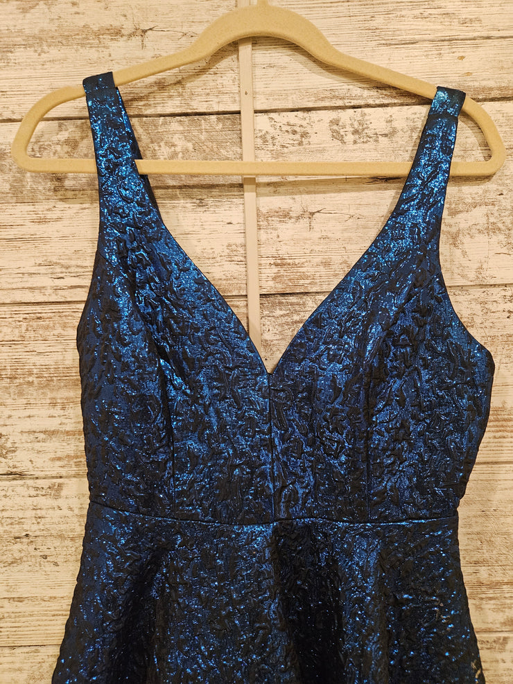 ROYAL BLUE SPARKLY SHORT DRESS