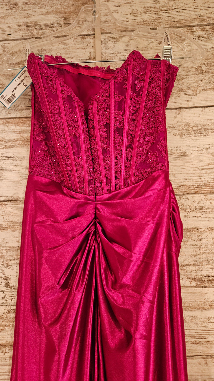 PINK LONG EVENING GOWN (NEW)