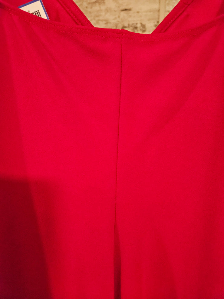 RED LONG EVENING GOWN