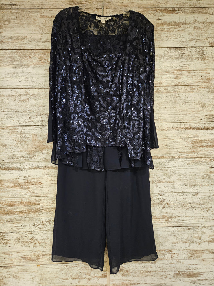 NAVY 3 PC. PANTS SET