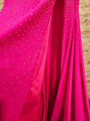 PINK SPARKLY MERMAID GOWN