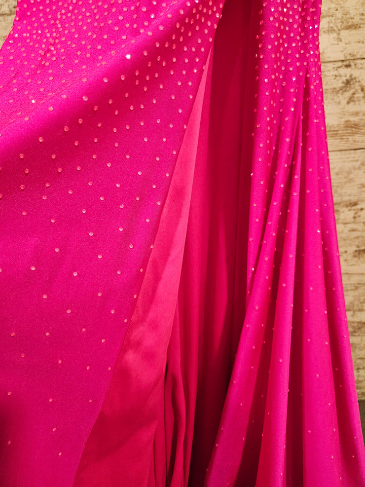 PINK SPARKLY MERMAID GOWN