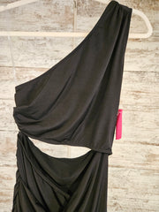 BLACK LONG EVENING GOWN