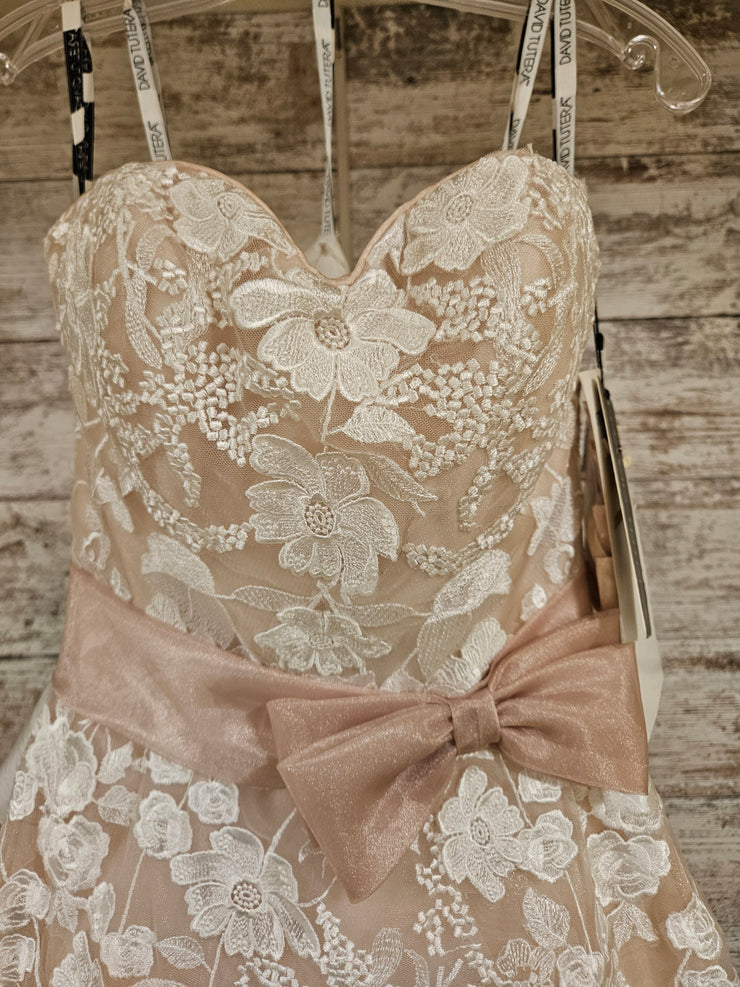 WHITE/NUDE WEDDING GOWN (NEW) $1599