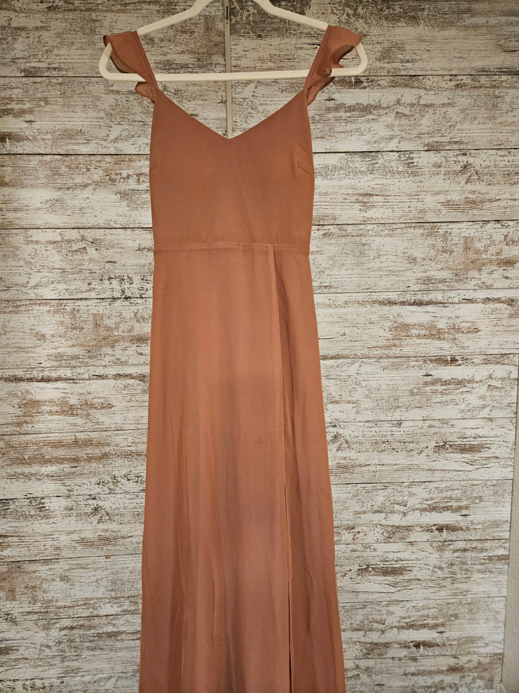 MAUVE LONG EVENING GOWN
