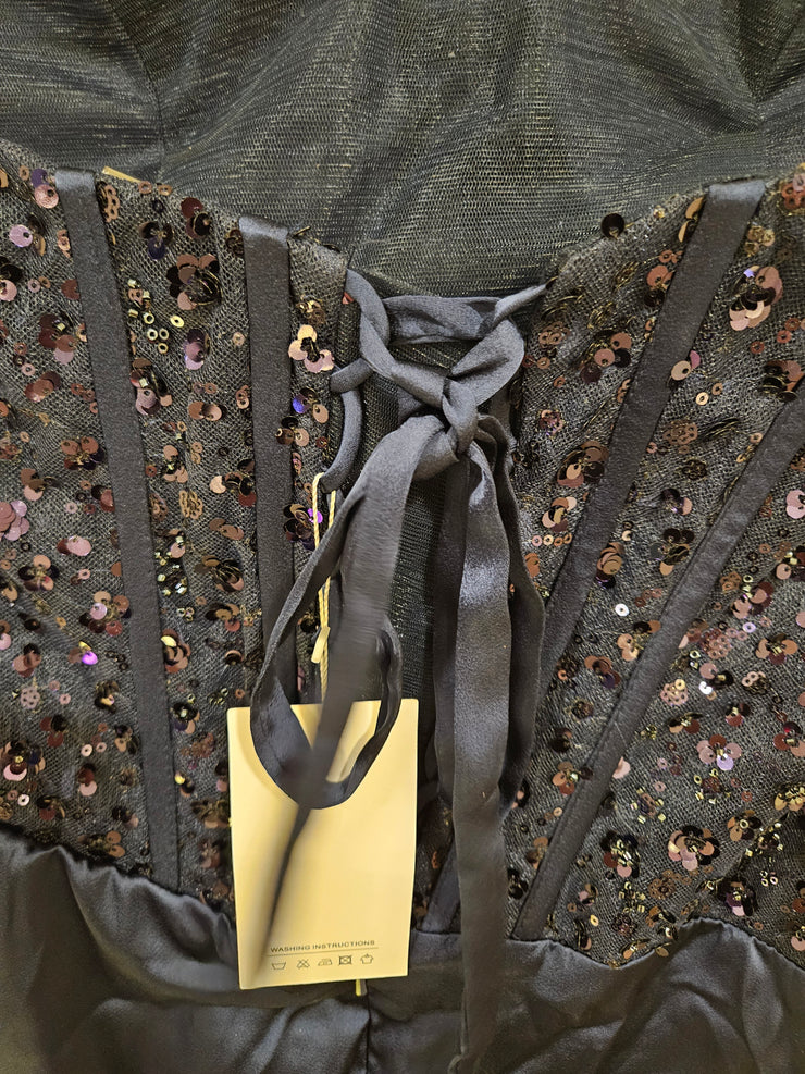 NAVY SHORT DRESS (NEW)