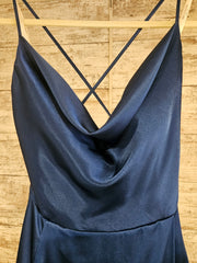 ROYAL BLUE A LINE GOWN (NEW)
