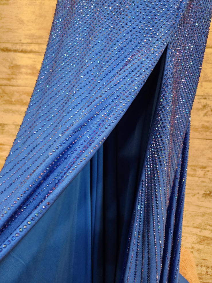 ROYAL BLUE LONG DRESS-NEW $598