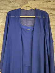 ROYAL BLUE 2 PC. LONG DRESS SE