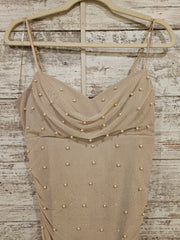 GOLD SPARKLY SHORT DRESS