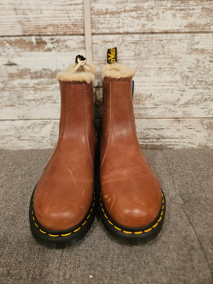 BROWN FAUX FUR BOOTS-NEW $180
