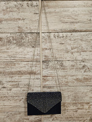 NAVY SPARKLY DRESS PURSE