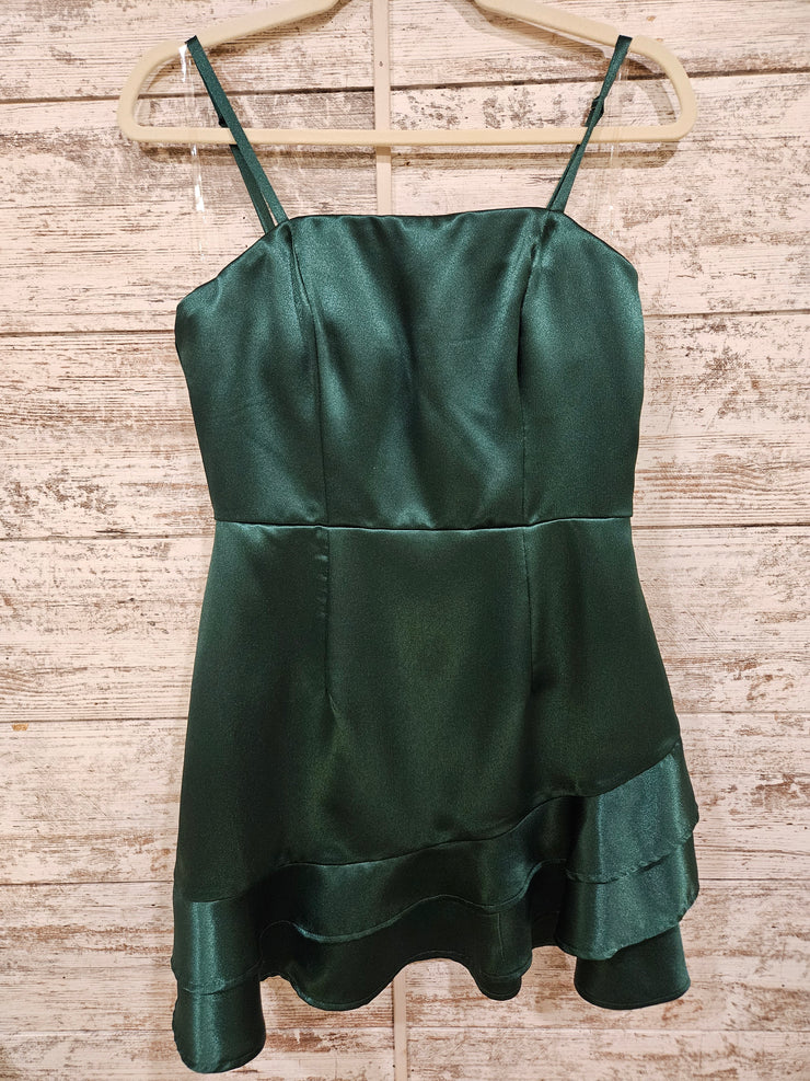 GREEN SHORT DRESS