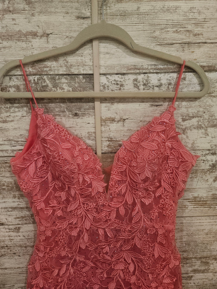 PINK/FLORAL SHORT DRESS