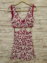 PINK/WHITE SHORT DRESS